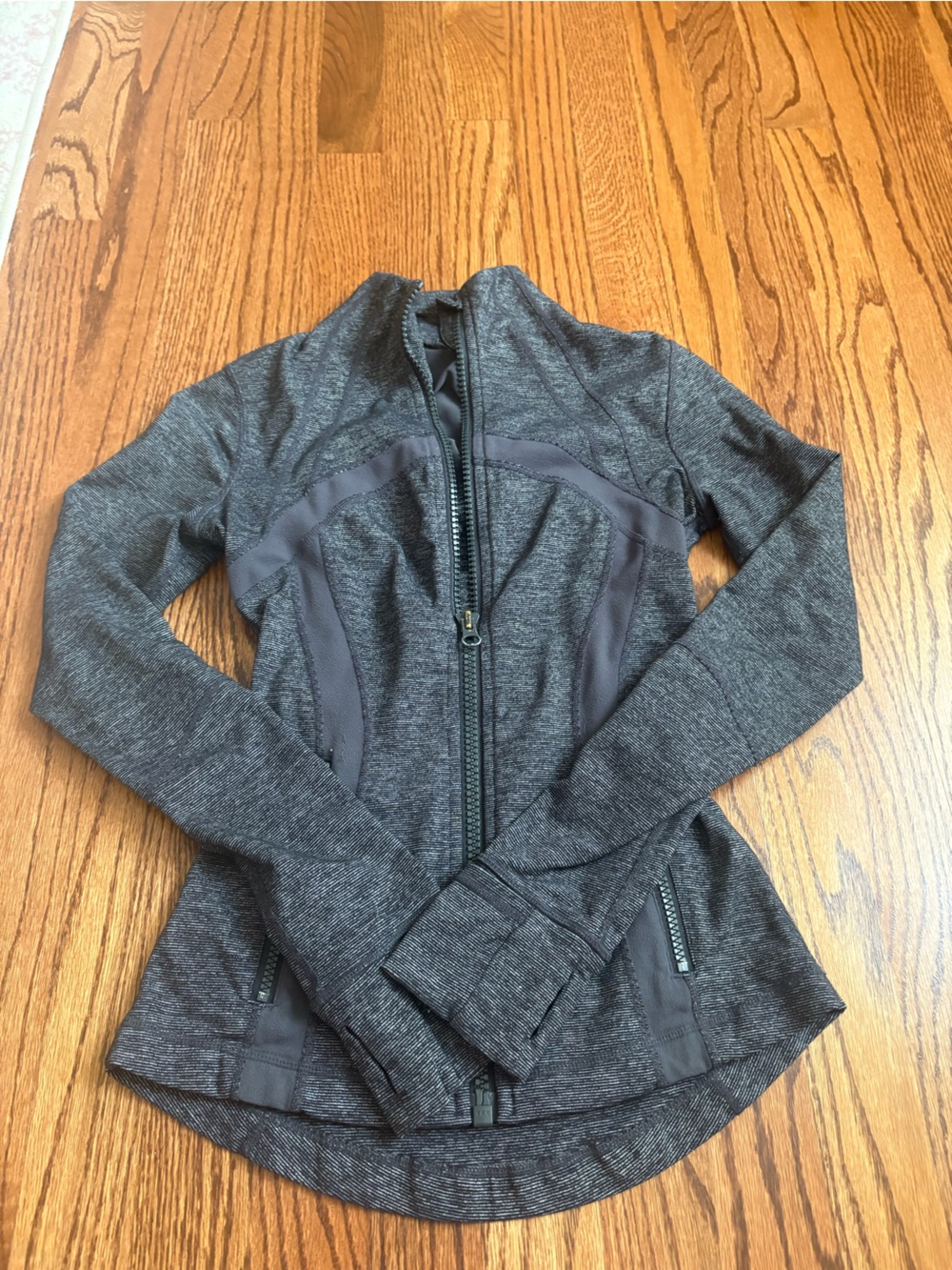 Women's Lululemon Charcoal Heather Zip-Up Define Jacket